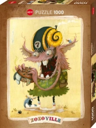 Puzzle 1000 elementów. Zozoville. Śmieciowe jedzenie