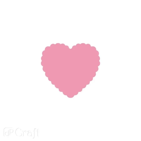 Dziurkacz ozdobny serce falbanka 2,5cm - Dalprint