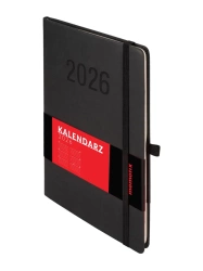 Kalendarz 2026 A5 Memofix TDW czarny - -