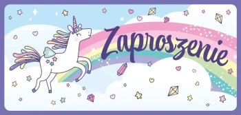 Zaproszenie - Jednorożec (5szt) - Henry