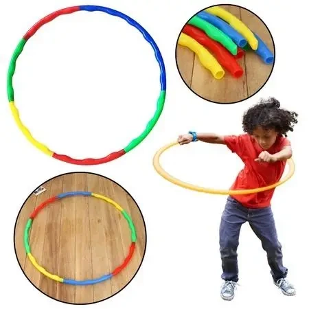 Hula Hop z wypustkami do ćwiczeń 8el - Leantoys