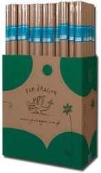 Papier ozdobny kraft szary 200x70cm (60szt) - Pan Dragon