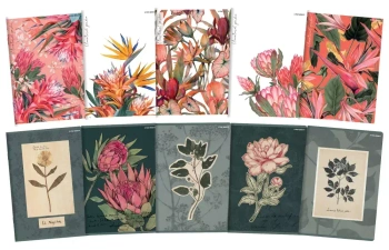 Zeszyt A5/60k linia Flowers Top Fol A 10