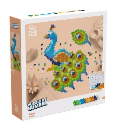 Klocki Plus-Plus Puzzle By Numbers Paw 800el - Plus-Plus