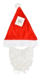 Mikołaj + czapka + broda - Arpex dekoracje