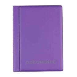 Okładka na dokumenty mini violet - Biurfol