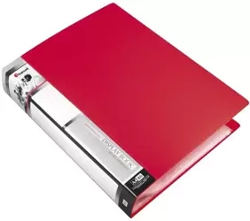 Teczka ofertowa A4 80 koszulek czerwona - Titanum