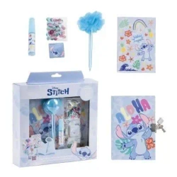 Zestaw z pamiętnikiem Stitch - Artesania Cerda