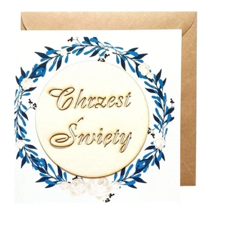 Kartka Chrzest Święty - Naem