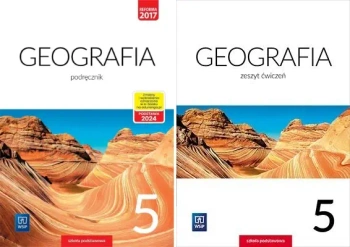 Geografia klasa 5 Podręcznik + zeszyt ćwiczeń WSIP PAKIET - Agnieszka Lechowicz, Maciej Lechowicz