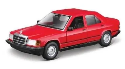 1987 Mercedes-Benz 190E Red 1:24 BBURAGO