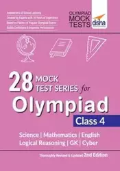 28 Mock Test Series for Olympiads Class 4 Science, Mathematics, English, Logical Reasoning, GK & Cyber 2nd Edition - Disha Experts