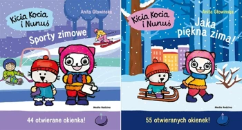 2w1 KICIA KOCIA I NUNUŚ. JAKA PIĘKNA ZIMA + SPORTY ZIMOWE - ANITA GŁOWIŃSKA - Anita Głowińska