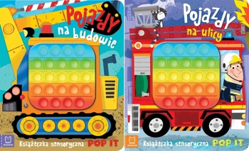 2w1 POP IT POJAZDY NA ULICY BUDOWIE - SENSORYCZNA - Grażyna Wasilewicz