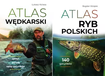 2x Atlas ryb polskich + Atlas wędkarski PAKIET 2 - Bogdan Wziątek