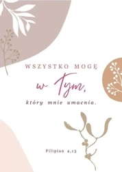 A Kartka Składana - Wszystko mogę w Tym ST - Szaron