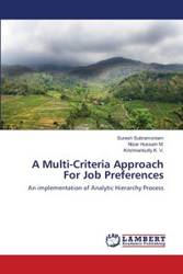 A Multi-Criteria Approach For Job Preferences - Subramoniam Suresh