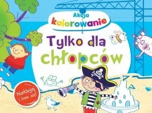 Akcja kolorowanie! Tylko dla chłopców - Anna Wiśniewska