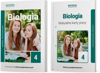 BIOLOGIA 4 PODRĘCZNIK + MATURALNE KARTY PRACY OPERON ROZSZERZONY 2022 LO - Beata Jakubik