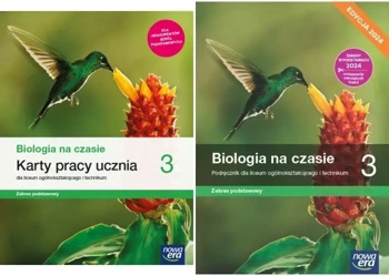 BIOLOGIA NA CZASIE 3 PODRĘCZNIK + KARTY PRACY ZAKRES PODSTAWOWY 2024 LO - Barbara Januszewska-Hasiec