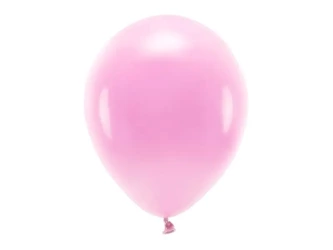 Balony Eco jasno różowe 30cm 10szt - PartyDeco