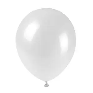 Balony metalizowane białe 25cm 100szt - Arpex