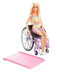 Barbie Fashionistas. Na wózku strój w kratkę HJT13 - Mattel