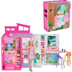 Barbie Fashionistas, Przytulny domek + Lalka HRJ77 - Mattel