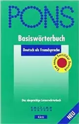 Basisworterbuch Deutsch Als Fremdsprache PONS