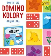 Baw się i ucz Domino Kolory Gra i książka - Wilga Play