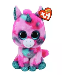 Beanie Boos Gumball - różowo-nieb. jednorożec 15cm - TY