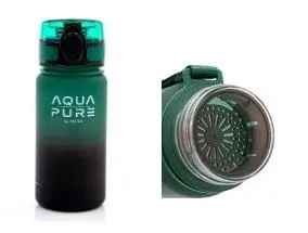 Bidon Aqua Pure 400ml green/black ASTRA - ASTRA papiernicze