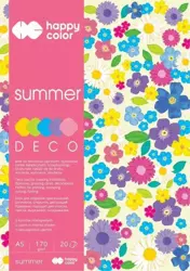 Blok A5/20K Deco Summer 170g HAPPY COLOR - GDD