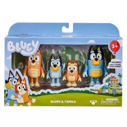 Bluey Figurki Rodzinka 4 szt. - TM Toys