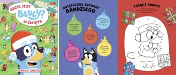 Bluey Świąteczny ZESTAW Gdzie jest w święta Bluey + Hura, idą święta - Opracowanie zbiorowe