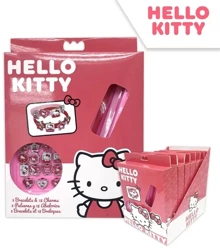 Bransoletek z zawieszkami Hello Kitty 21 elementów HK50007 - Kids Euroswan