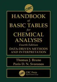 CRC Handbook of Basic Tables for Chemical Analysis - Bruno Thomas J.