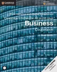 Cambridge International AS and A Level Business 3rd ed Coursebook - Peter Alastair Farquharson Stimpson