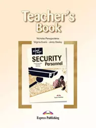 Career Paths. Security Personnel. Teacher's Book - Virginia Evans, Jenny Dooley, Nicholas Panagoulakos
