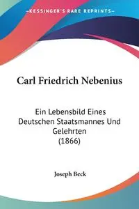 Carl Friedrich Nebenius - Joseph Beck