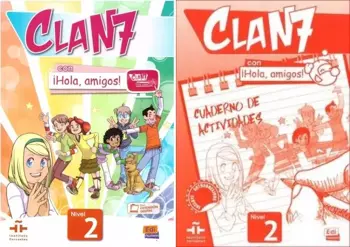 Clan 7 Con Hola Amigos! 2 Podręcznik Ćwiczenia - Maria Castro