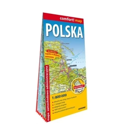 Comfort map Polska mapa sam-admistr 1:800 000 - praca zbiorowa