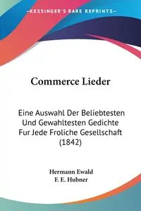 Commerce Lieder - Hubner F. E.