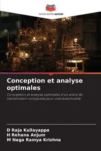 Conception et analyse optimales - Kullayappa D Raja