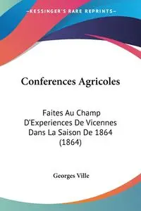 Conferences Agricoles - Ville Georges