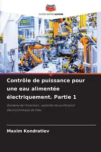 Contrôle de puissance pour une eau alimentée électriquement. Partie 1 - Kondratiev Maxim