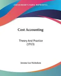 Cost Accounting - Jerome Lee Nicholson