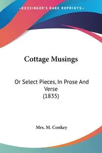 Cottage Musings - Conkey Mrs. M.