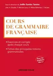 Cours de grammaire francaise podręcznik do gramatyki języka francuskiego+ klucz - Joelle Gardes Tamine