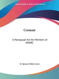 Cromaat - Lewis Spencer H. Editor